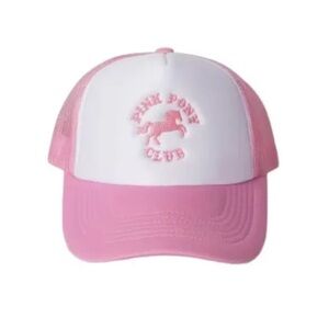 Pink pony club hat